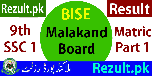 Class 9 Malakand board result 2024