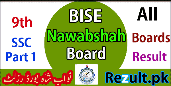 9th Class SBA Nawabshah board result 2024