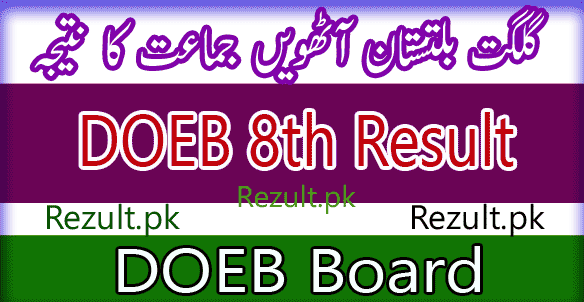 DOEB Board 8th result 2024