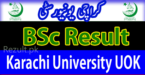 UOK Karachi University Bsc result 2024