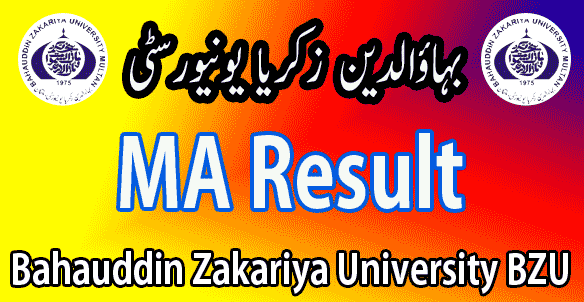 BZU University MA result 2024